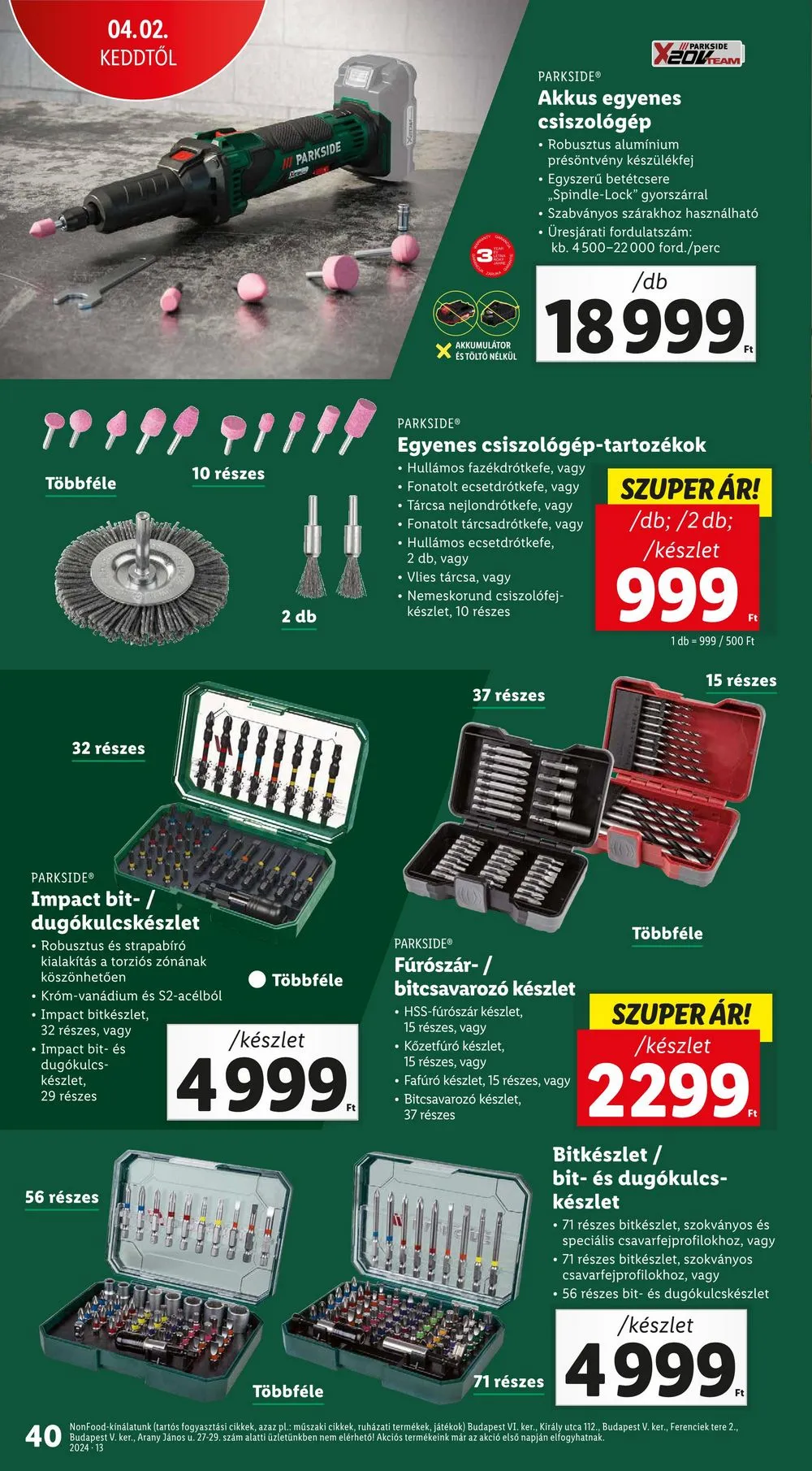 Lidl akciós újság 03.27–04.03 – 40. oldal