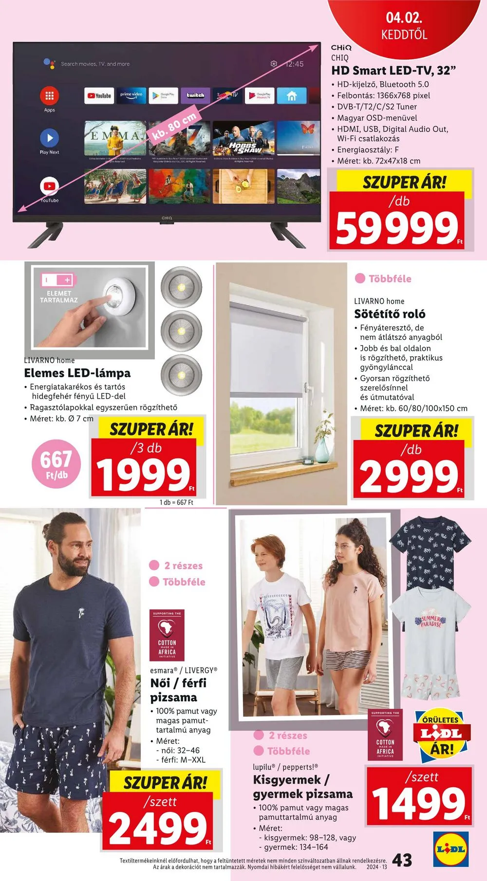 Lidl akciós újság 03.27–04.03 – 43. oldal