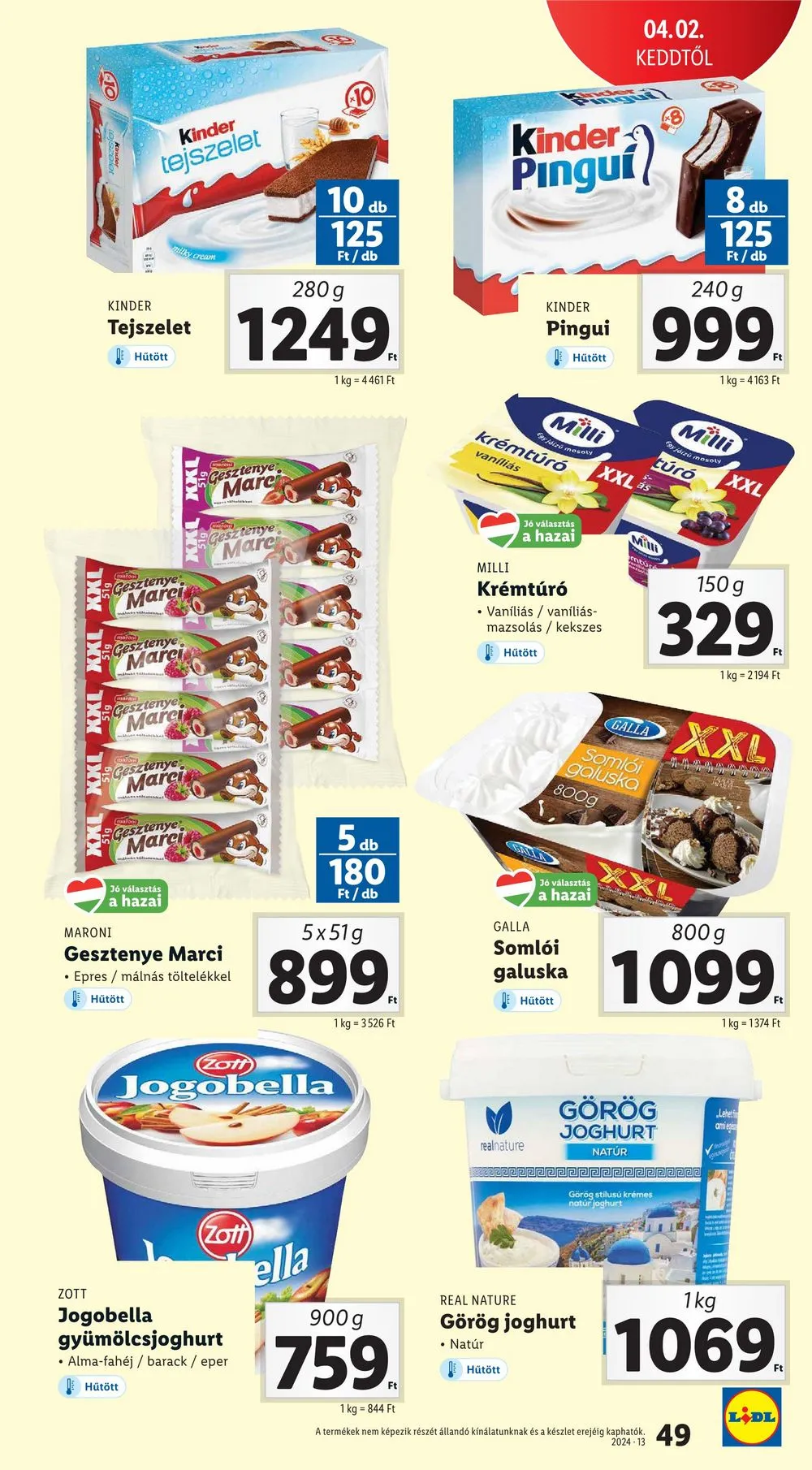 Lidl akciós újság 03.27–04.03 – 49. oldal