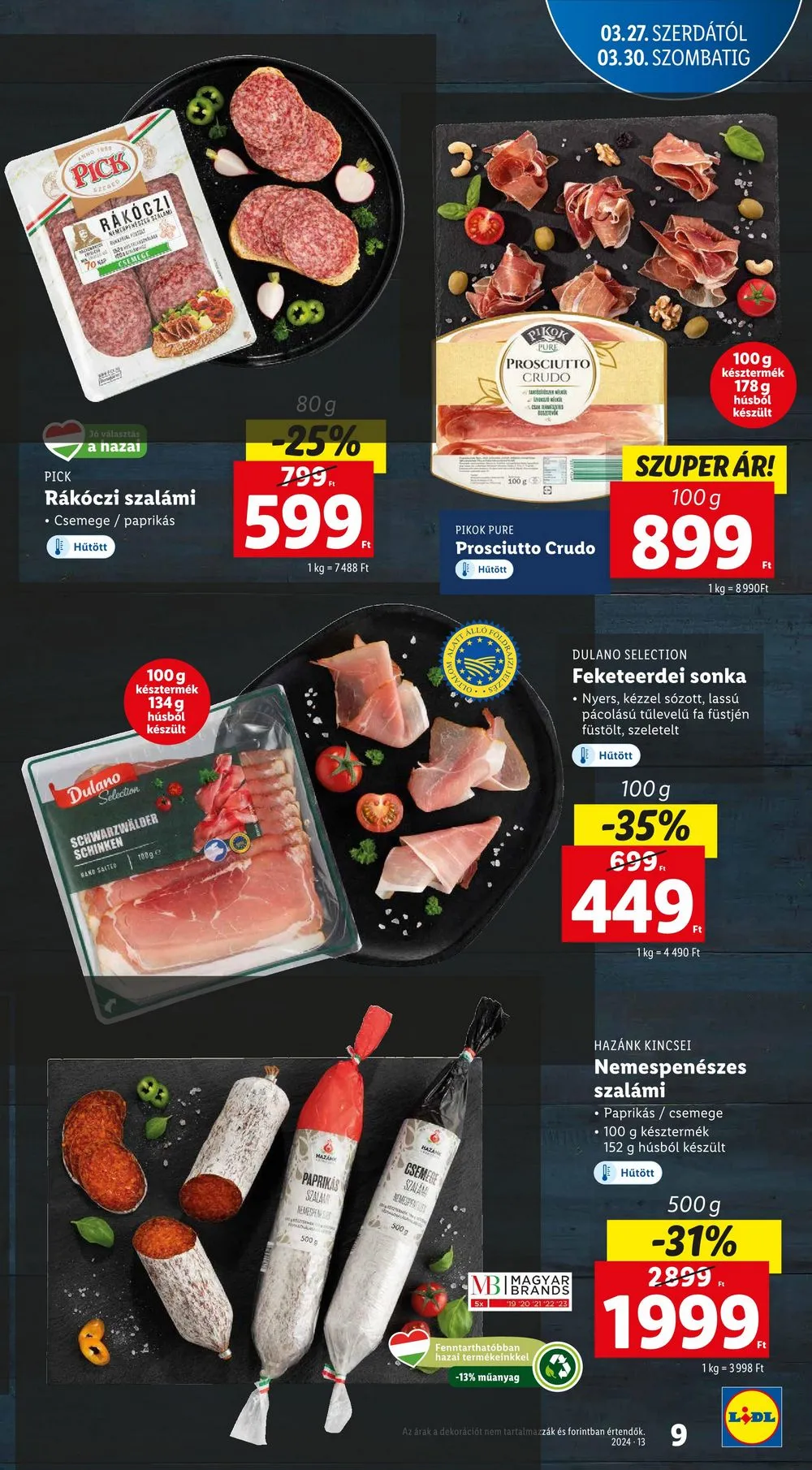 Lidl akciós újság 03.27–04.03 – 9. oldal