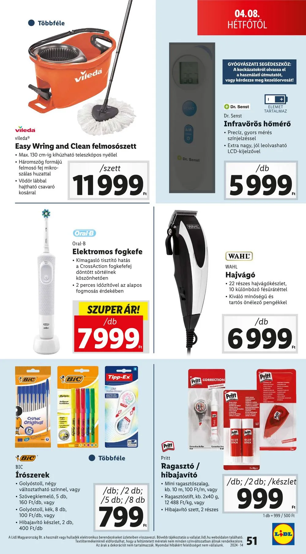 Lidl akciós újság 04.04–04.10 – 51. oldal