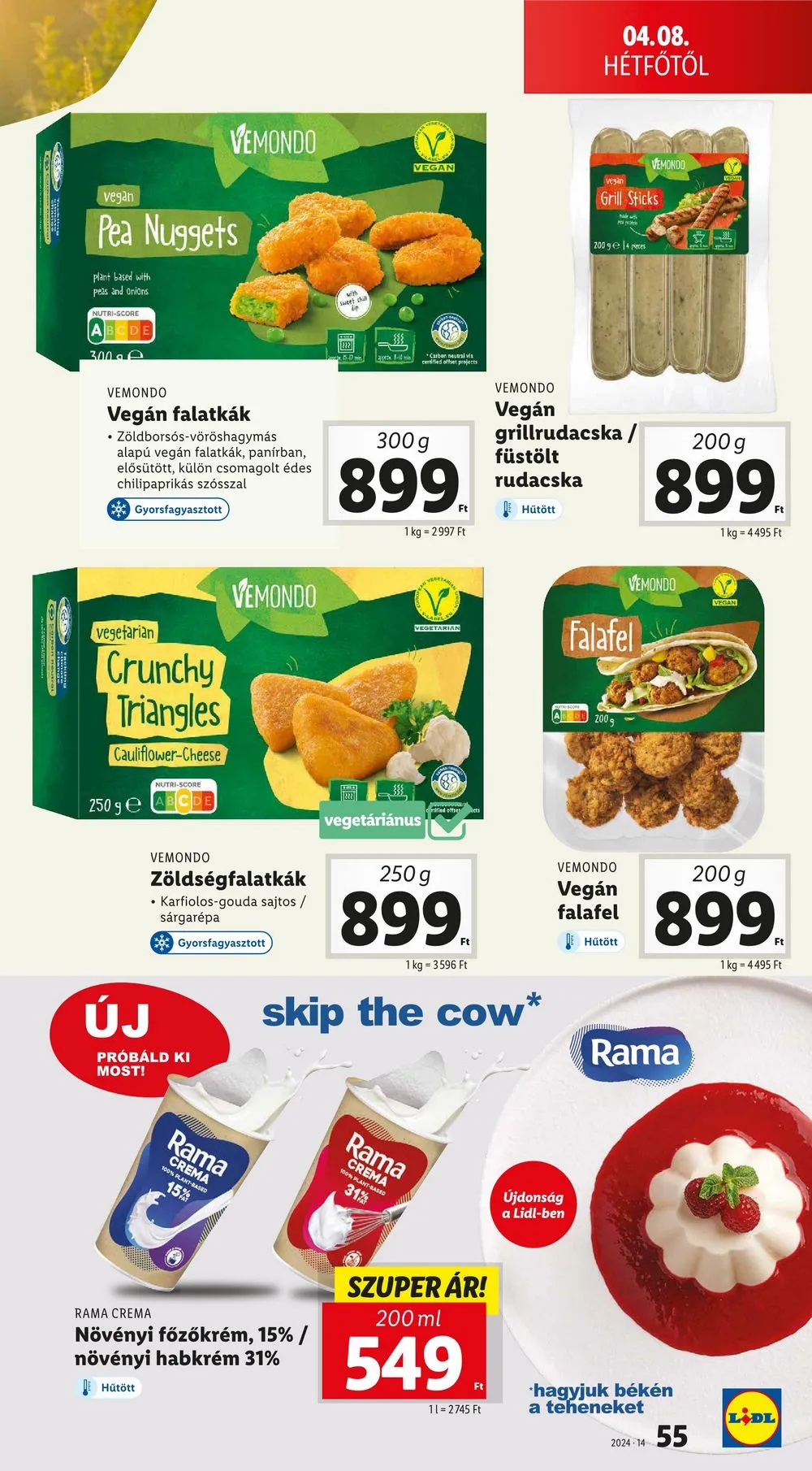 Lidl akciós újság 04.04–04.10 – 55. oldal