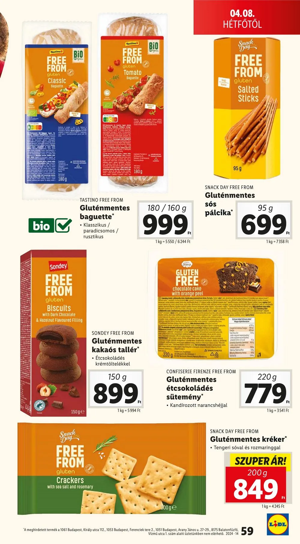 Lidl akciós újság 04.04–04.10 – 59. oldal