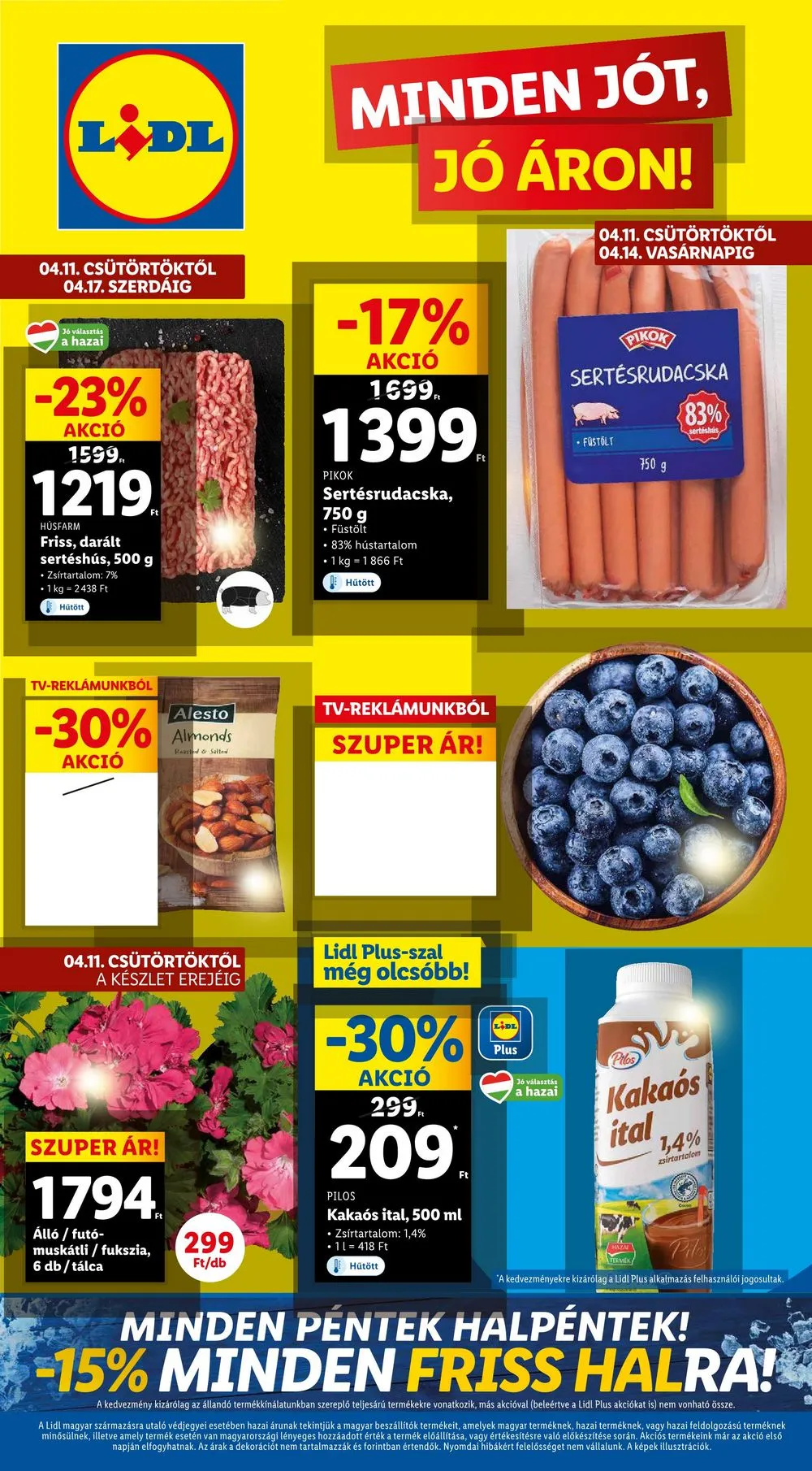 Lidl akciós újság 04.10–04.17