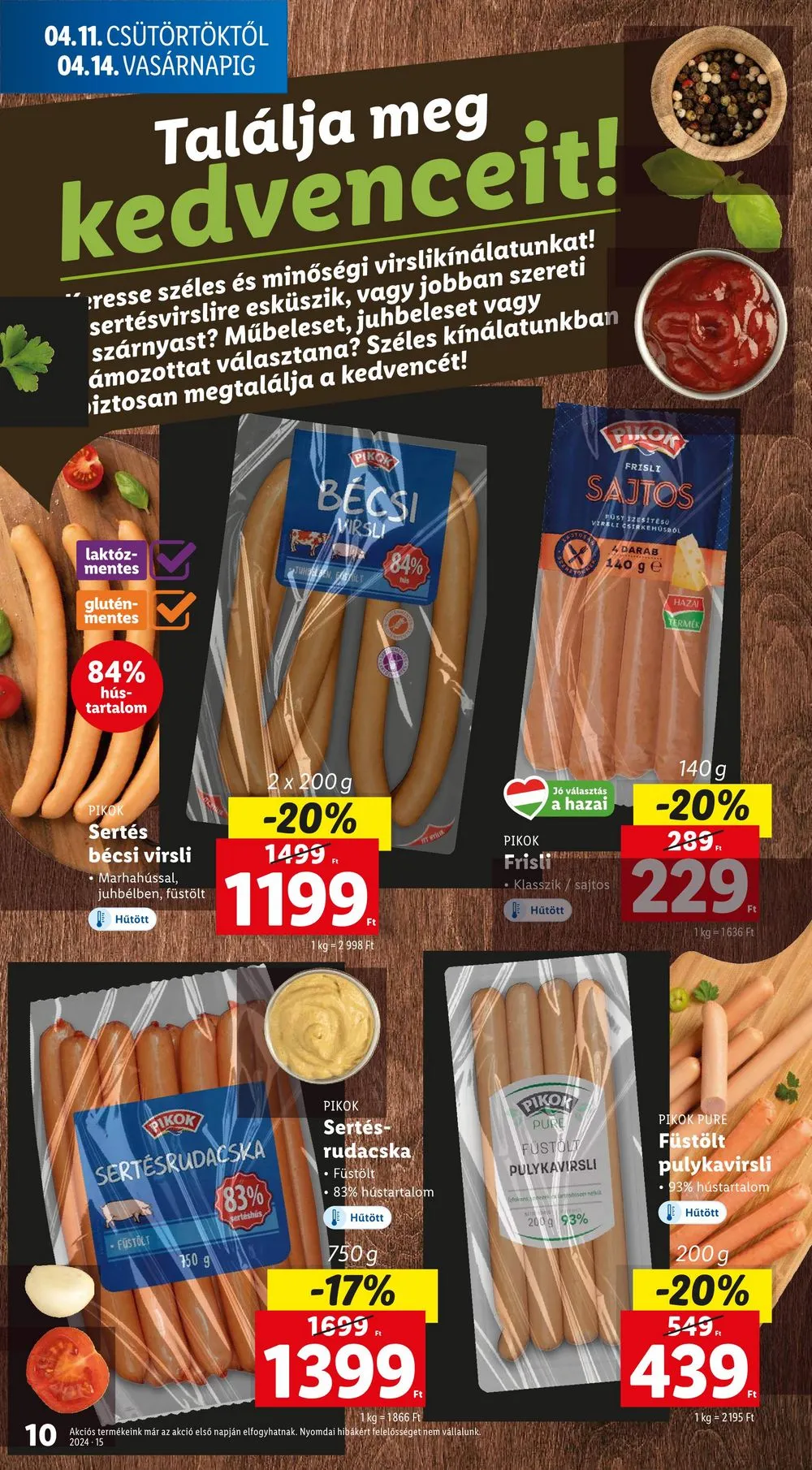Lidl akciós újság 04.10–04.17 – 10. oldal