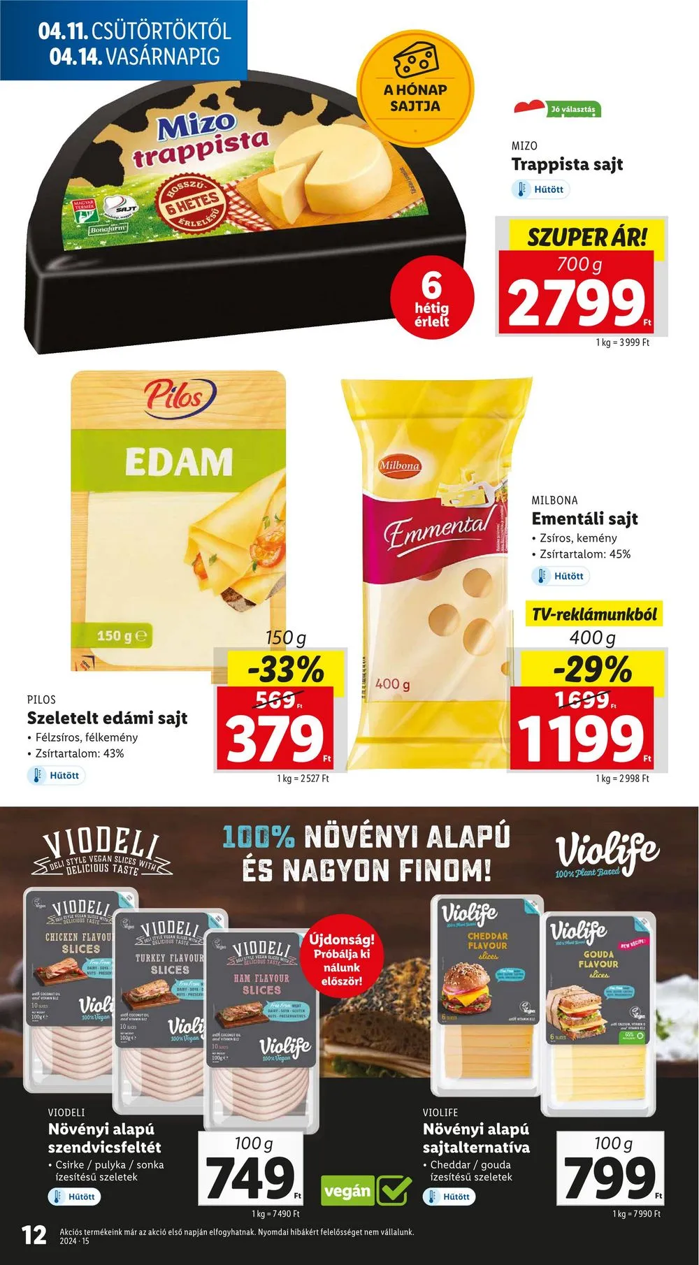 Lidl akciós újság 04.10–04.17 – 12. oldal