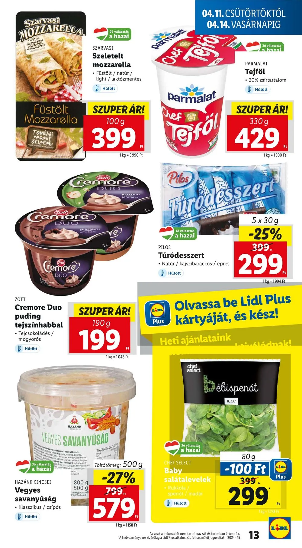 Lidl akciós újság 04.10–04.17 – 13. oldal