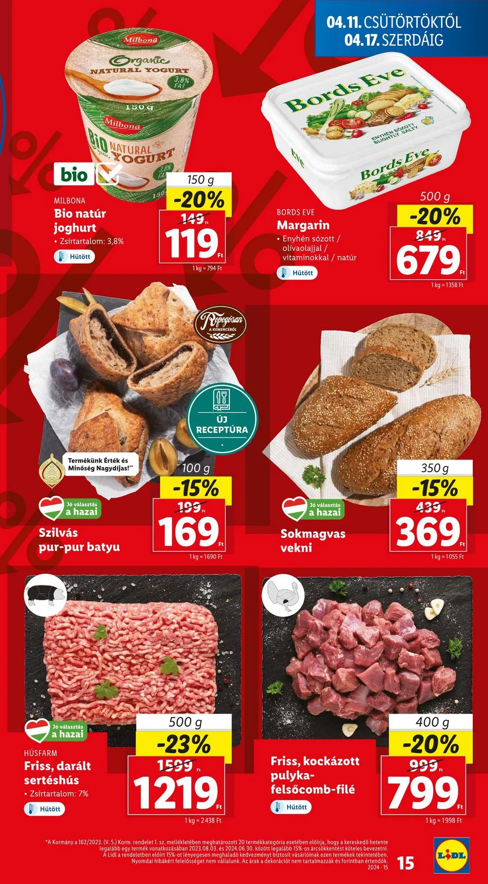 Lidl akciós újság 04.10–04.17 – 15. oldal