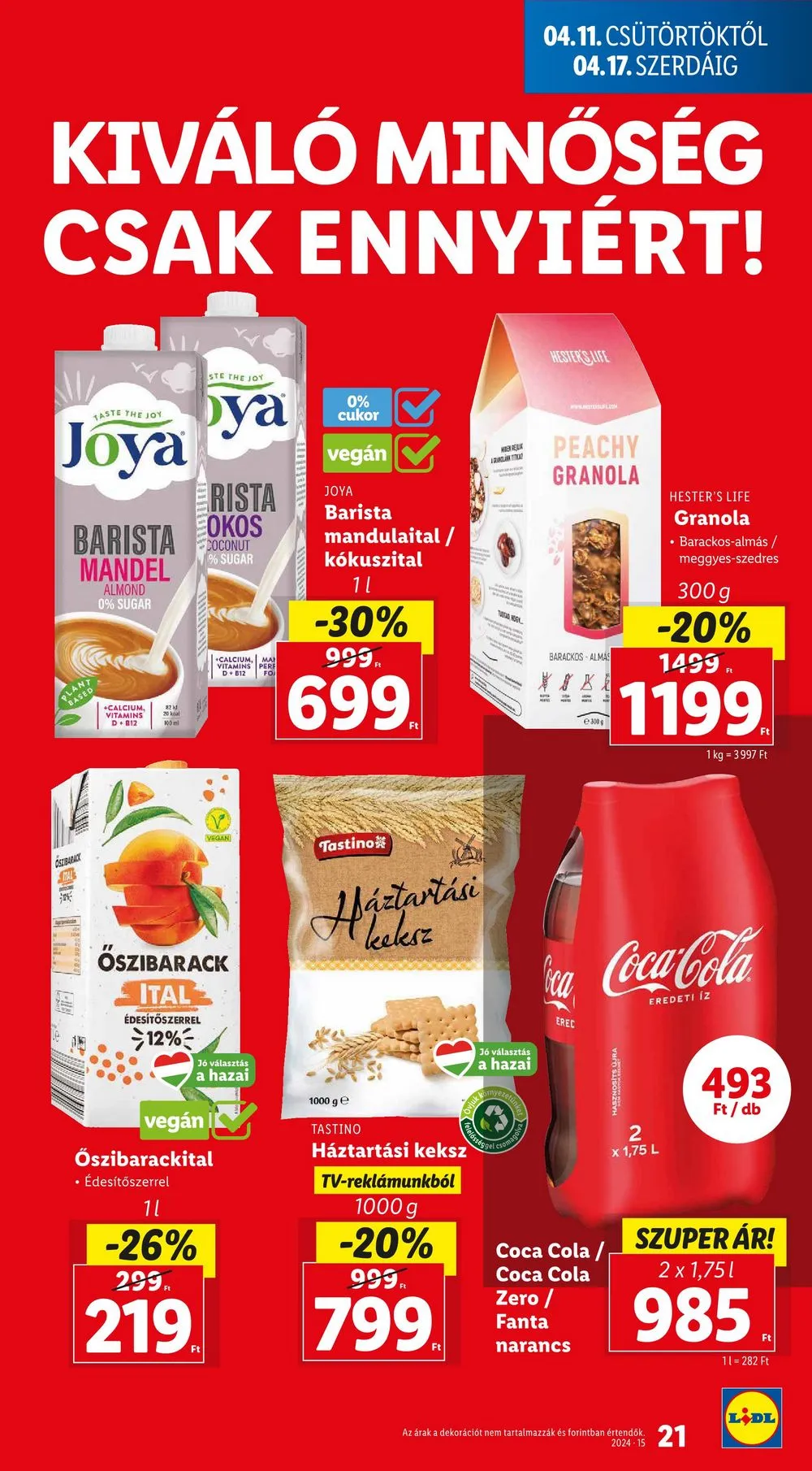 Lidl akciós újság 04.10–04.17 – 21. oldal