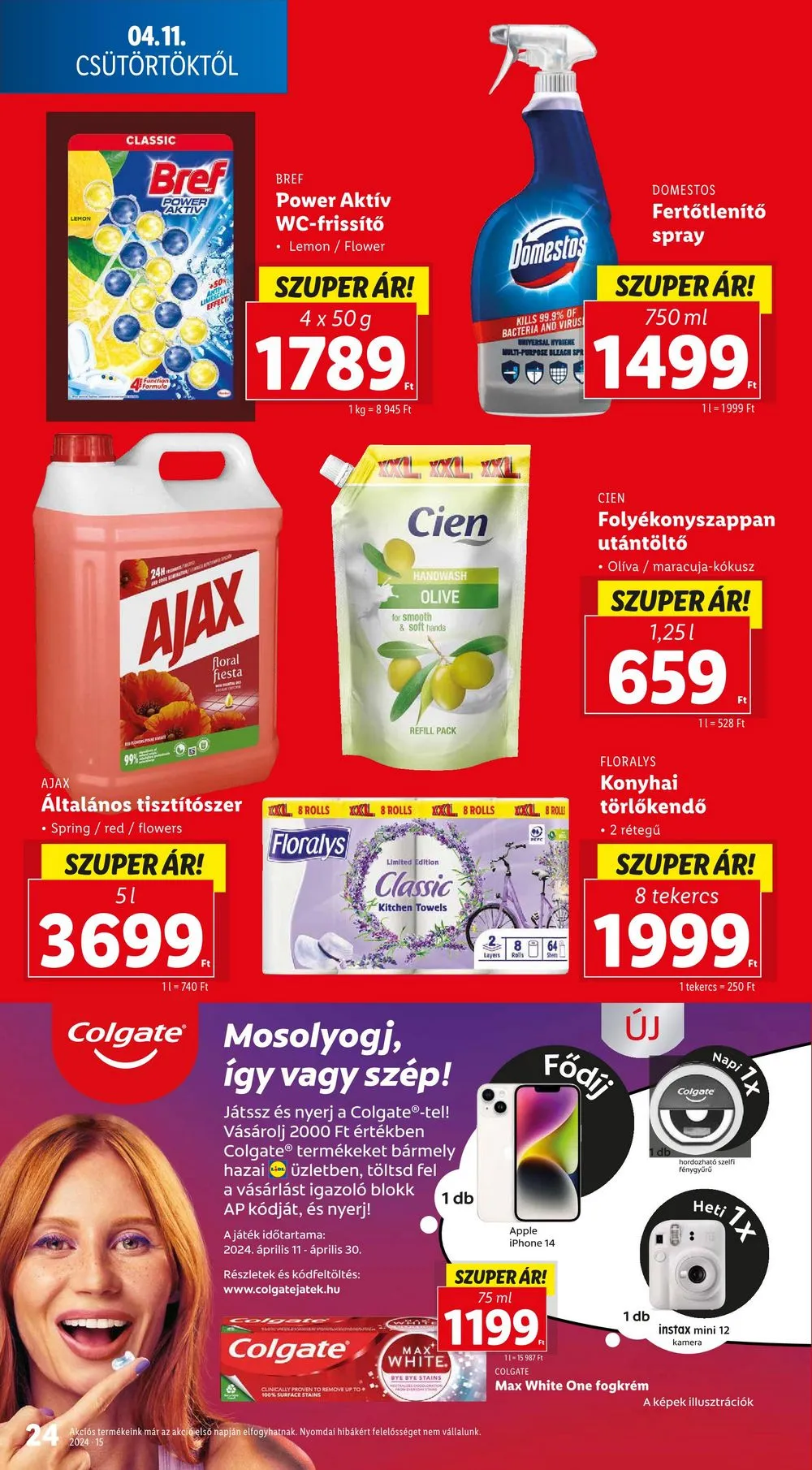 Lidl akciós újság 04.10–04.17 – 24. oldal