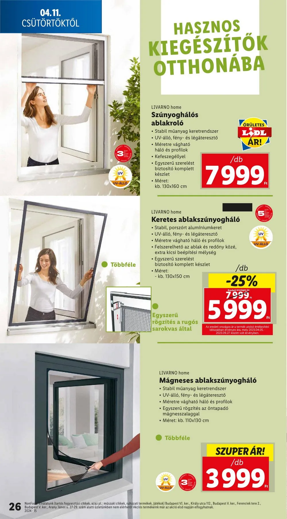 Lidl akciós újság 04.10–04.17 – 26. oldal