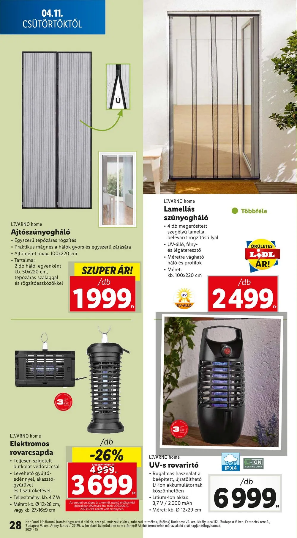 Lidl akciós újság 04.10–04.17 – 28. oldal