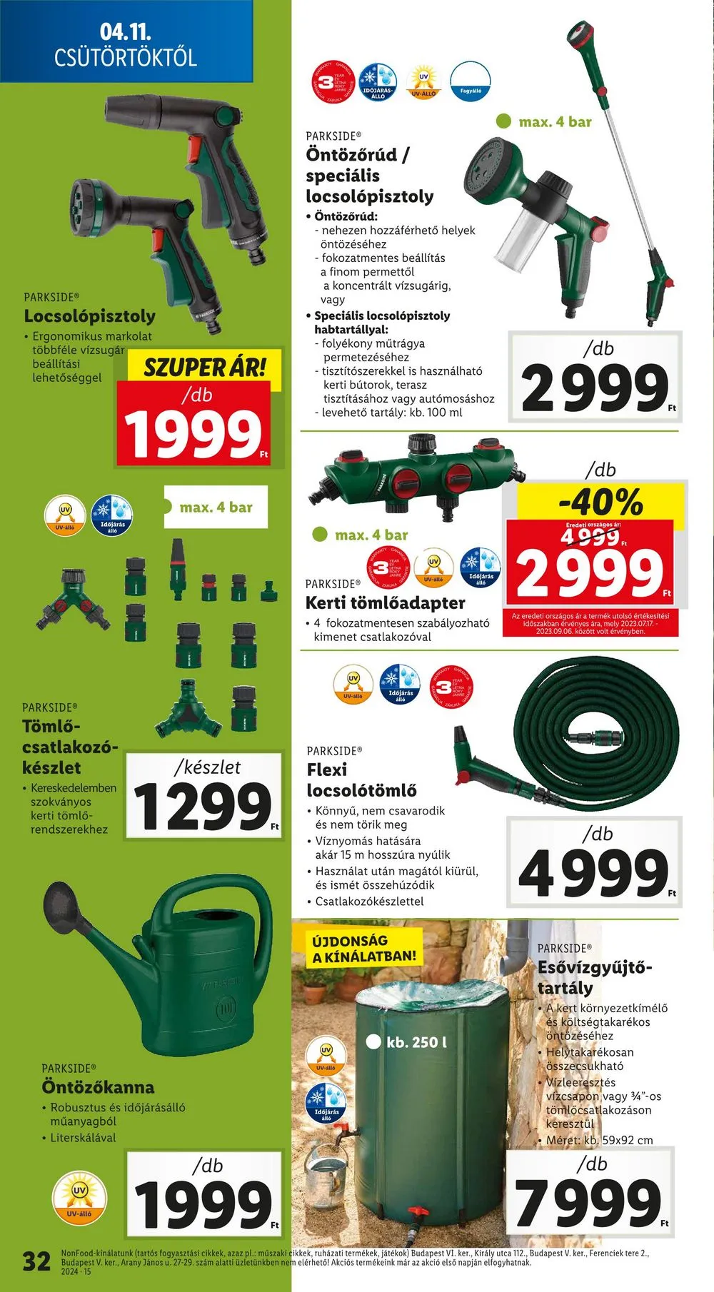Lidl akciós újság 04.10–04.17 – 32. oldal