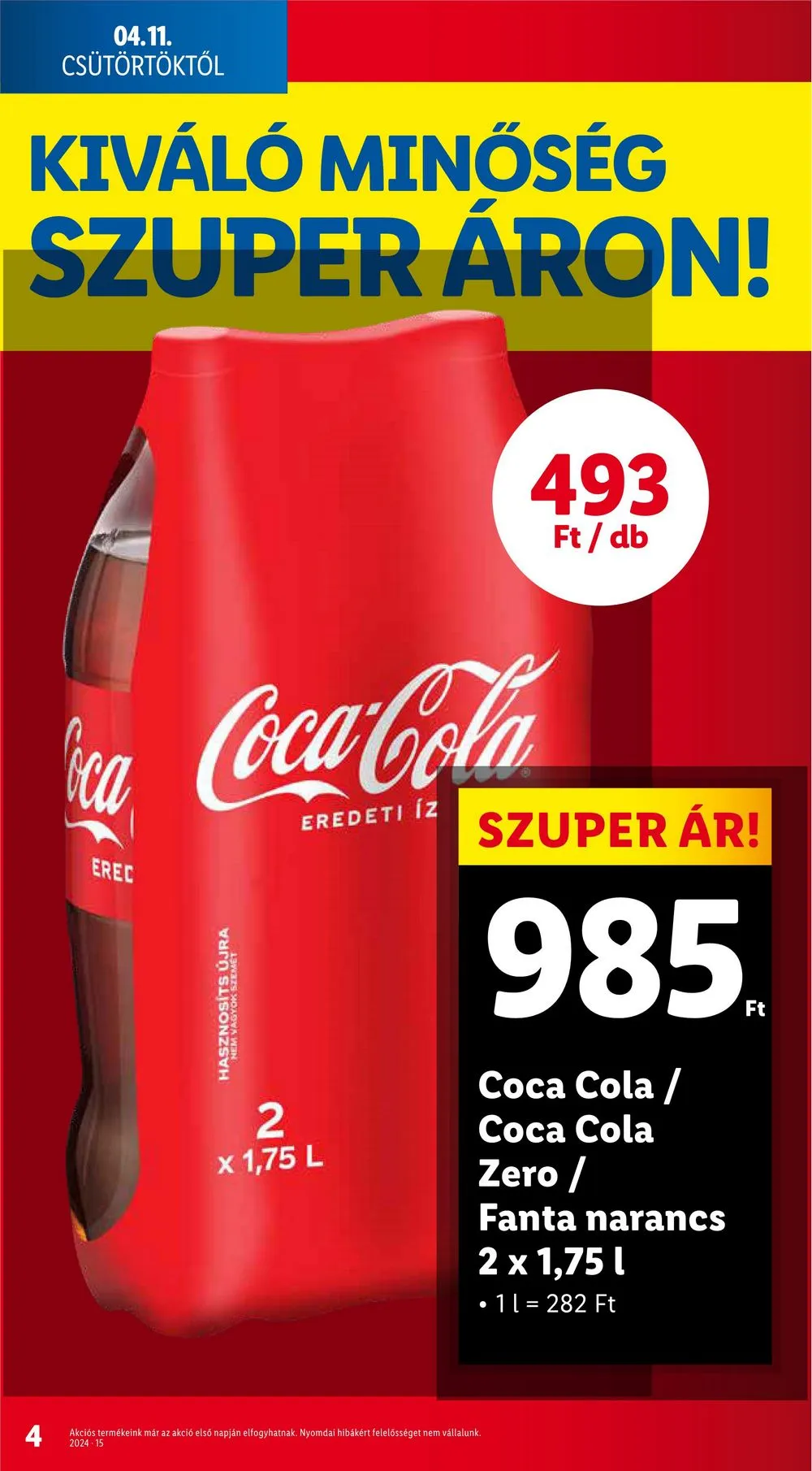 Lidl akciós újság 04.10–04.17 – 4. oldal