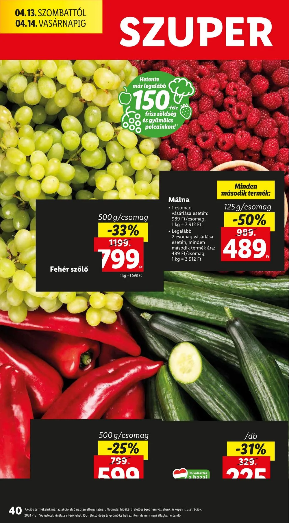 Lidl akciós újság 04.10–04.17 – 40. oldal