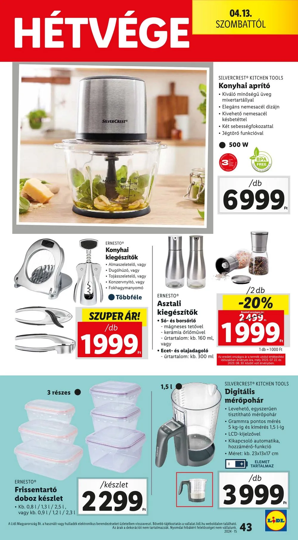Lidl akciós újság 04.10–04.17 – 43. oldal