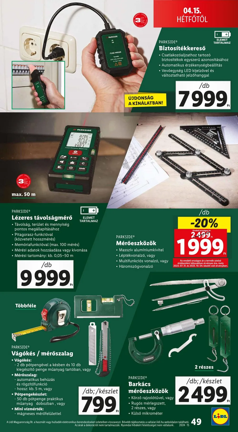 Lidl akciós újság 04.10–04.17 – 49. oldal
