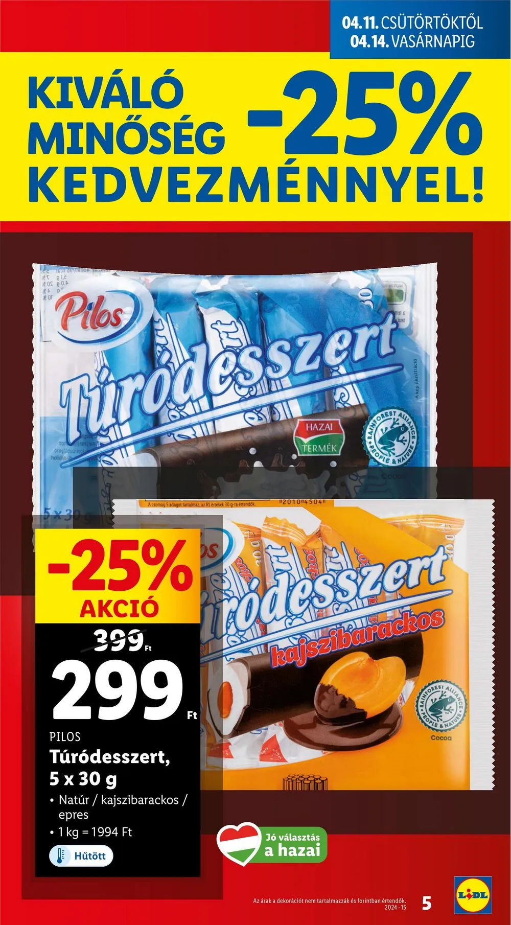 Lidl akciós újság 04.10–04.17 – 5. oldal