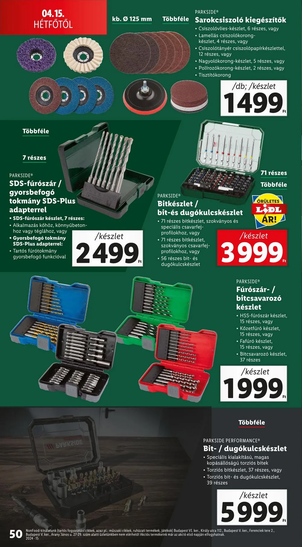 Lidl akciós újság 04.10–04.17 – 50. oldal