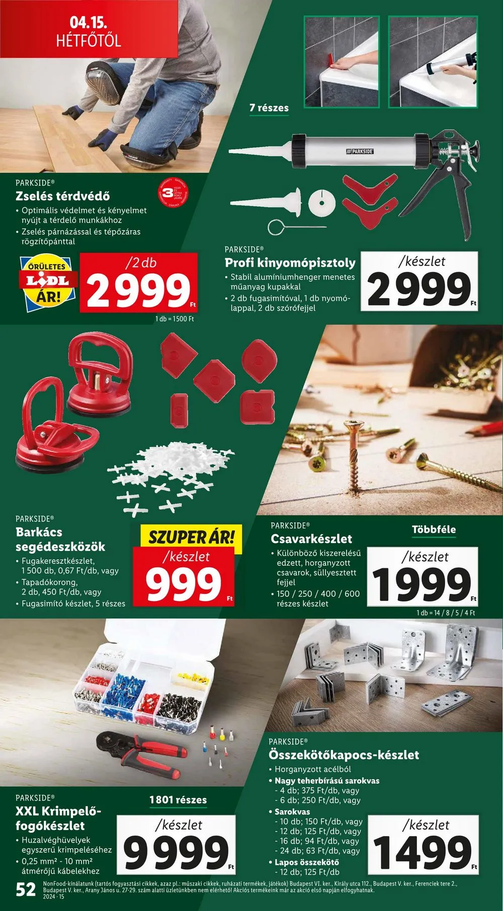 Lidl akciós újság 04.10–04.17 – 52. oldal
