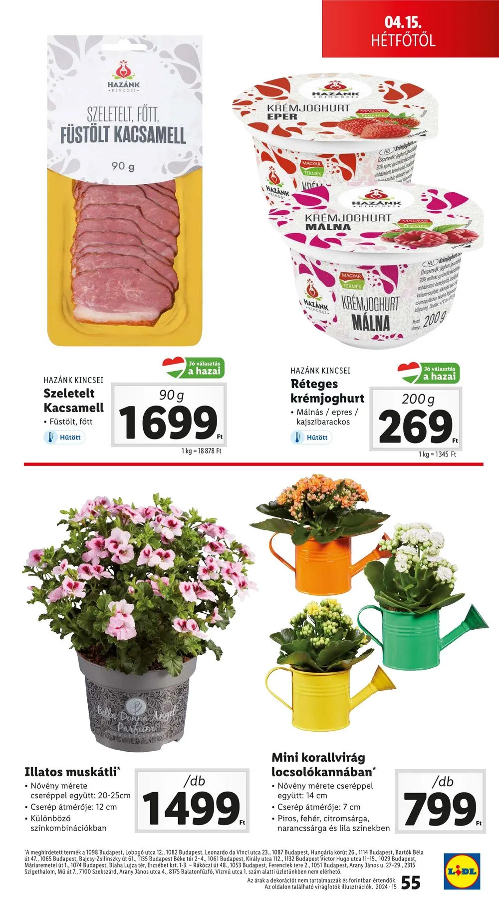 Lidl akciós újság 04.10–04.17 – 55. oldal