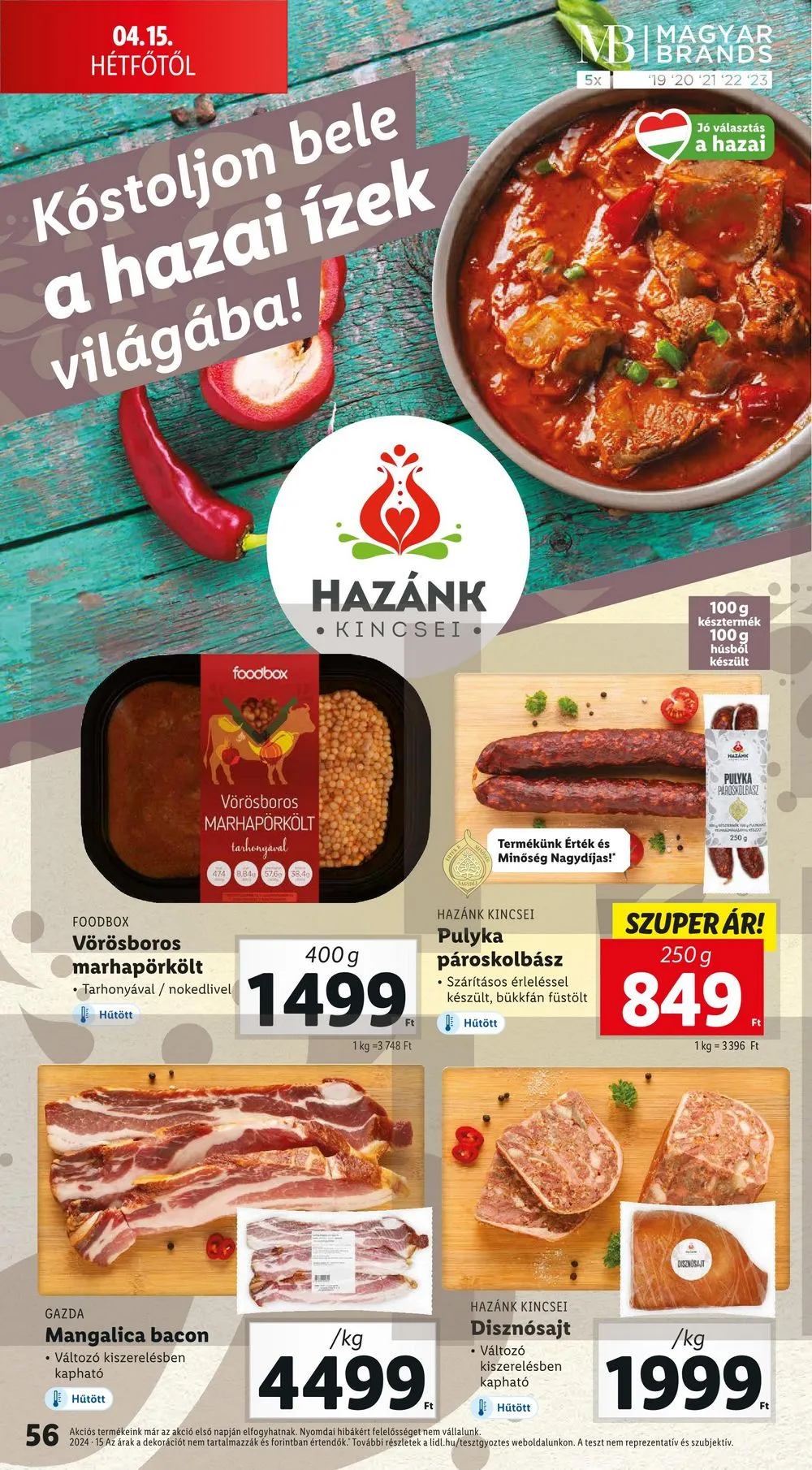 Lidl akciós újság 04.10–04.17 – 56. oldal