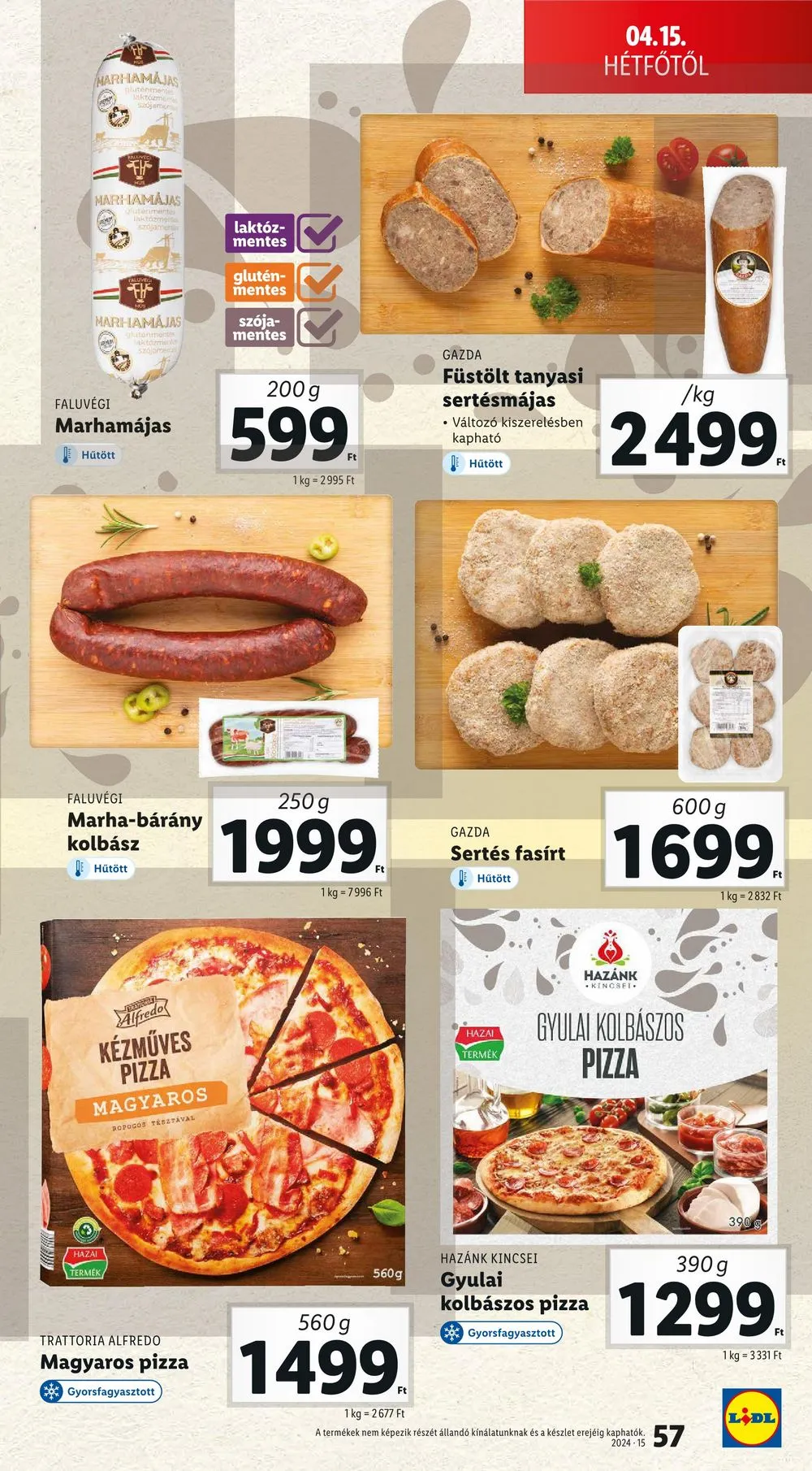 Lidl akciós újság 04.10–04.17 – 57. oldal
