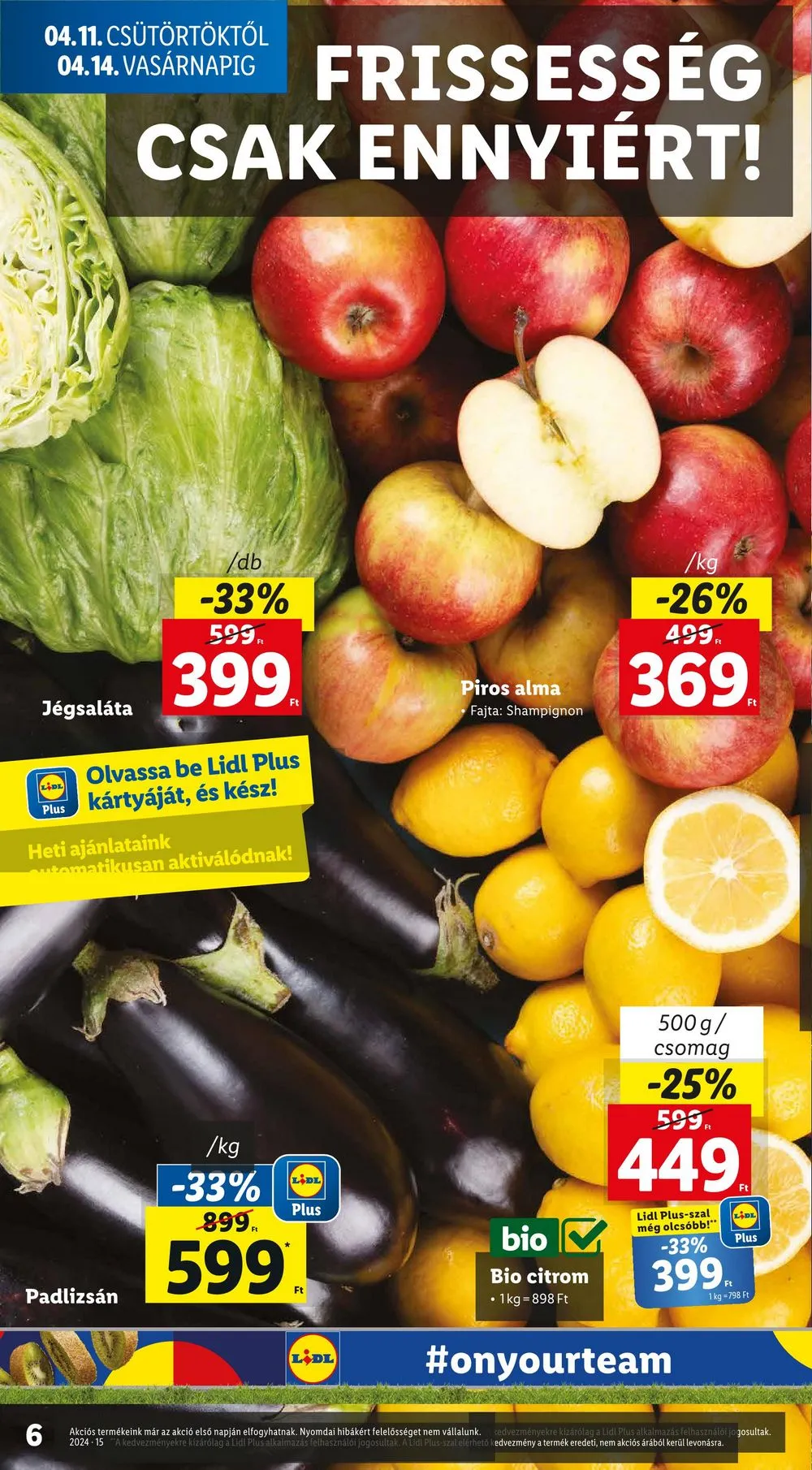 Lidl akciós újság 04.10–04.17 – 6. oldal