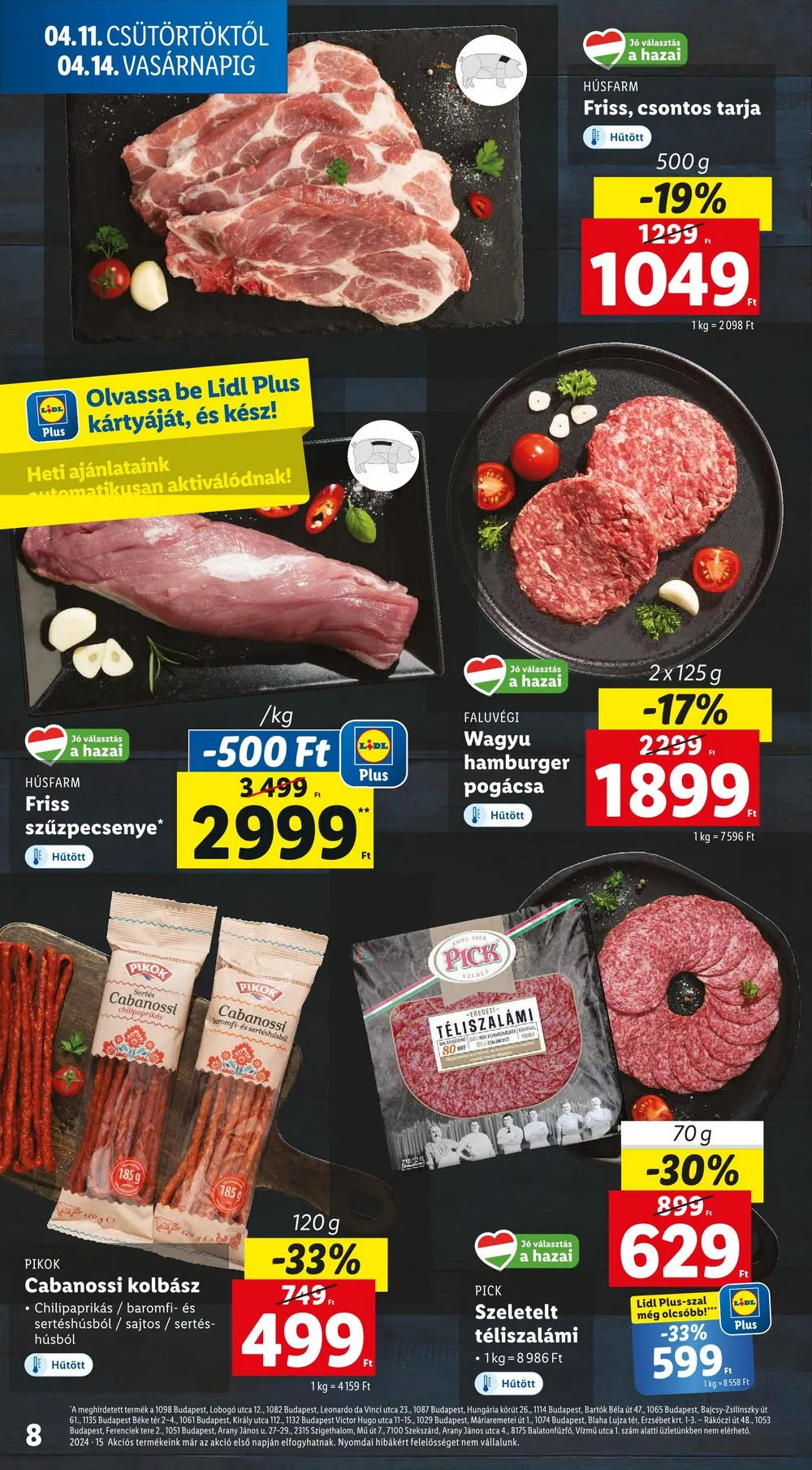 Lidl akciós újság 04.10–04.17 – 8. oldal