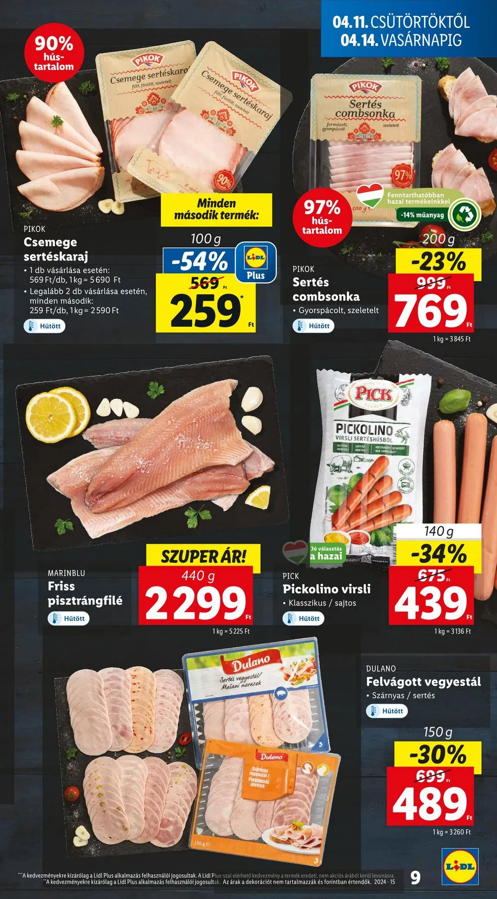 Lidl akciós újság 04.10–04.17 – 9. oldal