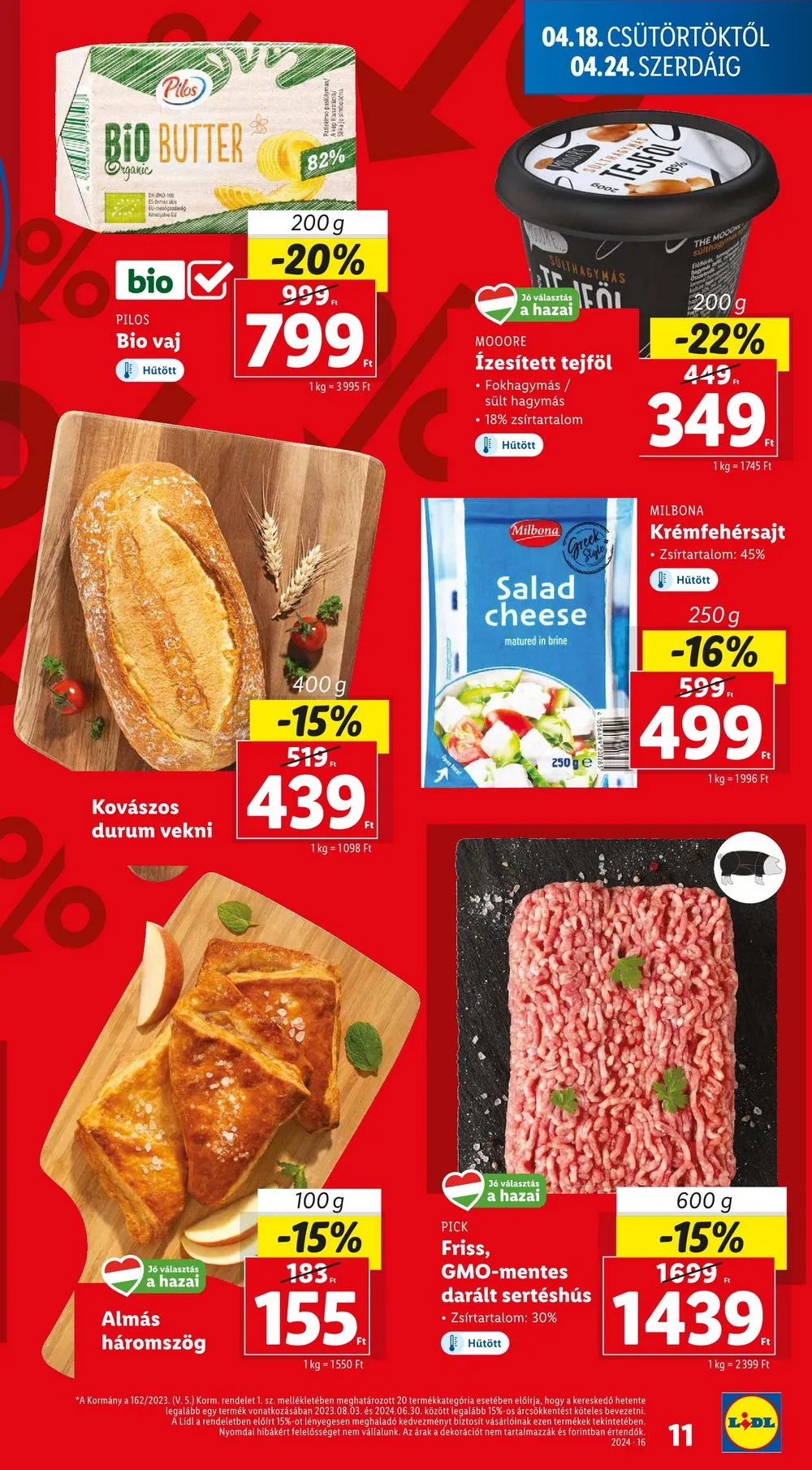 Lidl akciós újság 04.18–04.24 – 11. oldal