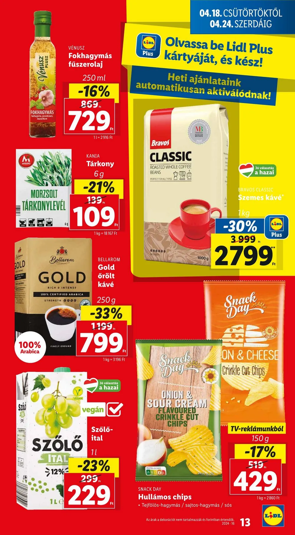 Lidl akciós újság 04.18–04.24 – 13. oldal