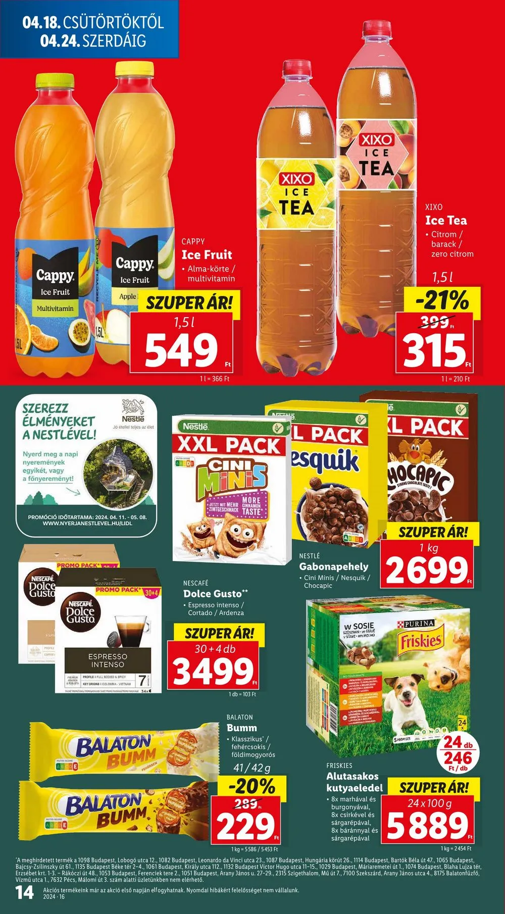 Lidl akciós újság 04.18–04.24 – 14. oldal