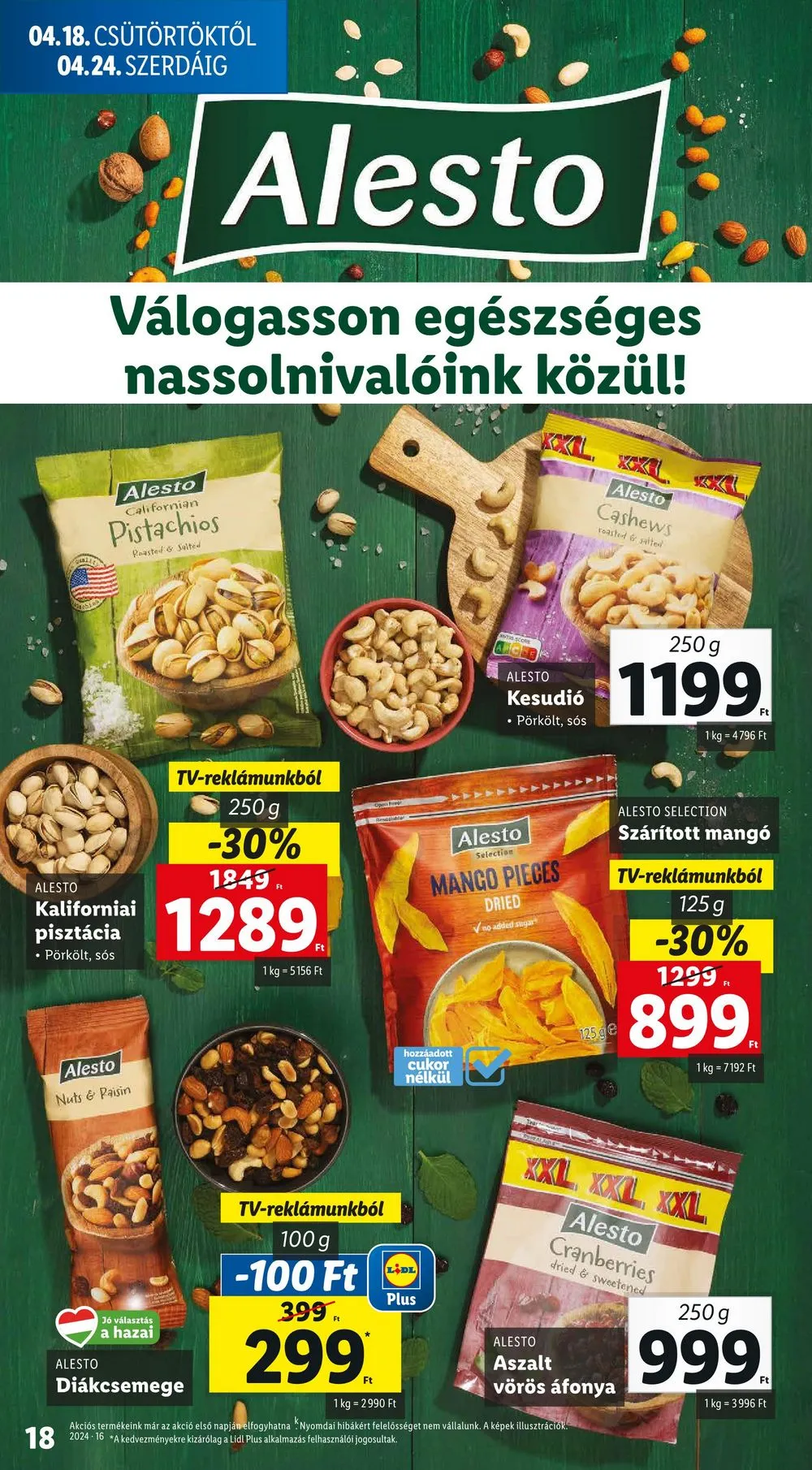 Lidl akciós újság 04.18–04.24 – 18. oldal
