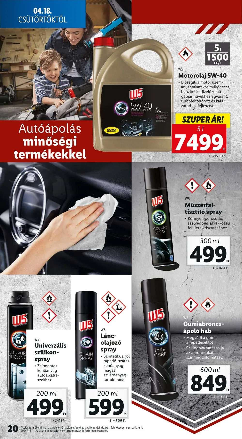 Lidl akciós újság 04.18–04.24 – 20. oldal