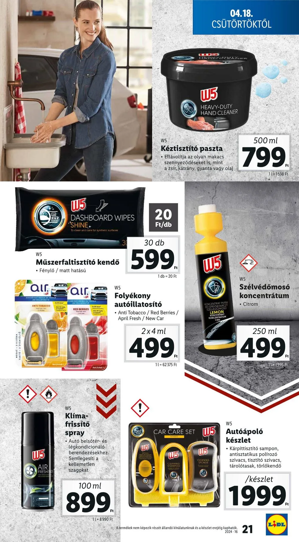Lidl akciós újság 04.18–04.24 – 21. oldal