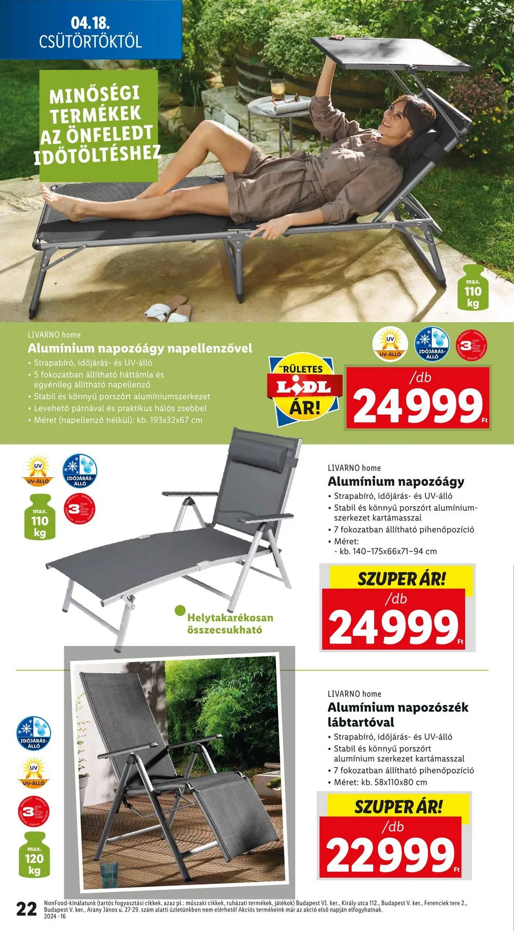 Lidl akciós újság 04.18–04.24 – 22. oldal
