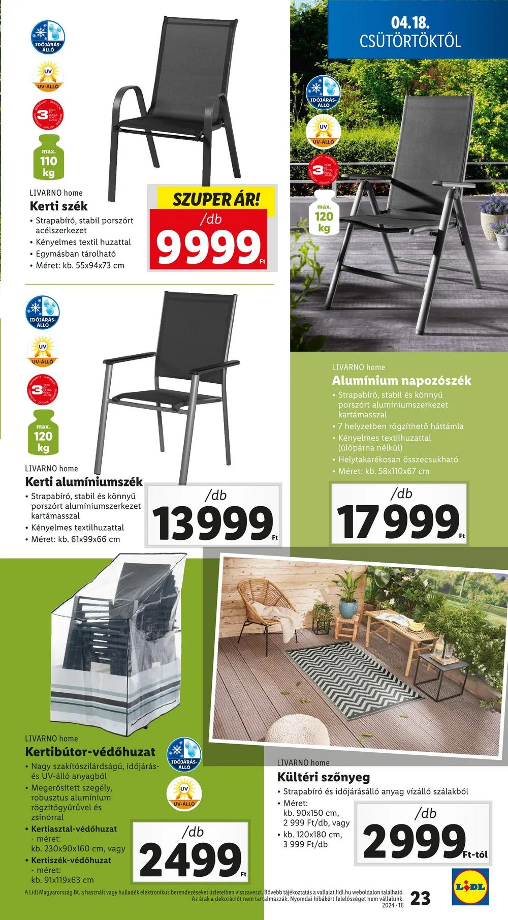 Lidl akciós újság 04.18–04.24 – 23. oldal