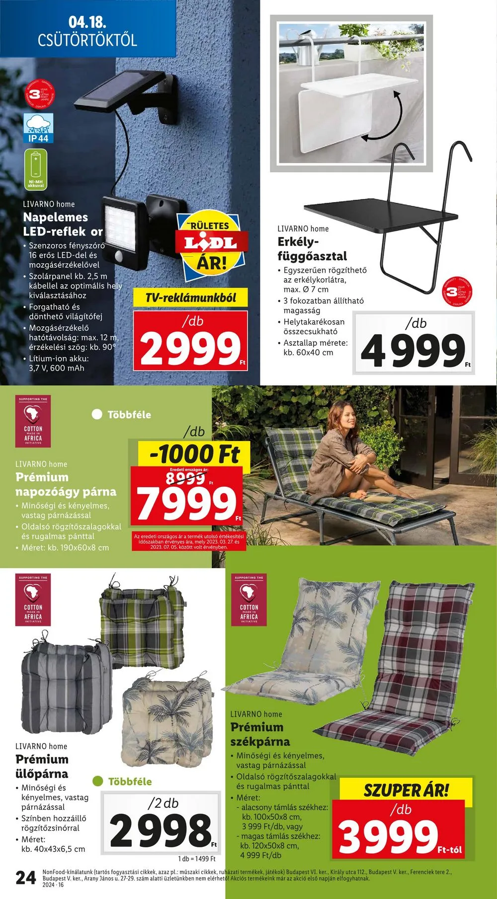 Lidl akciós újság 04.18–04.24 – 24. oldal