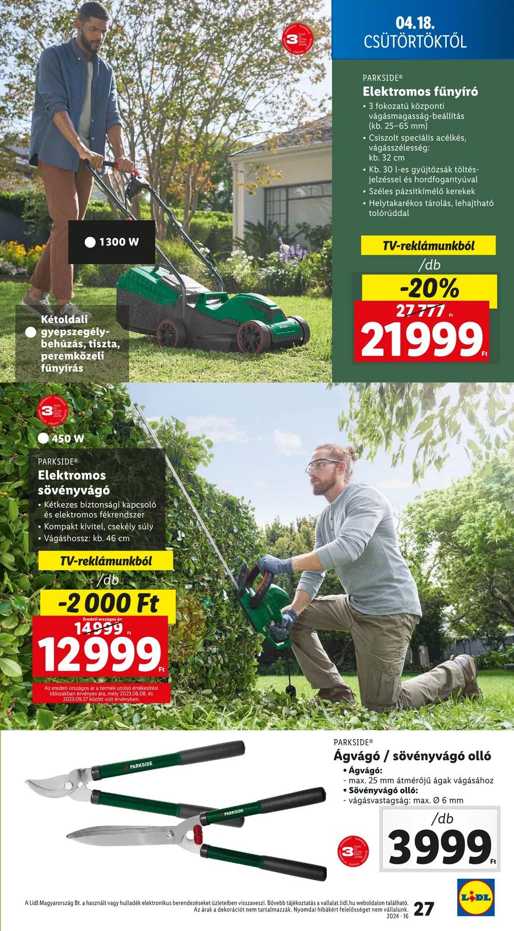 Lidl akciós újság 04.18–04.24 – 27. oldal