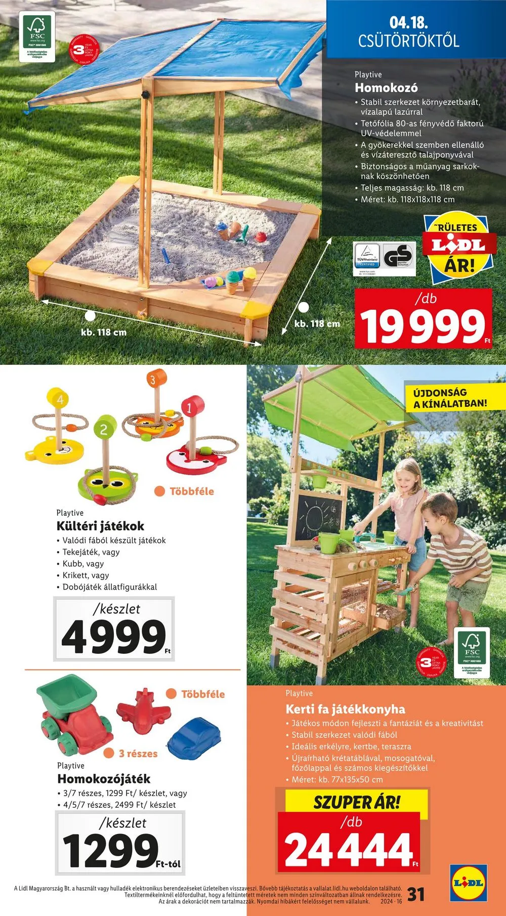 Lidl akciós újság 04.18–04.24 – 31. oldal