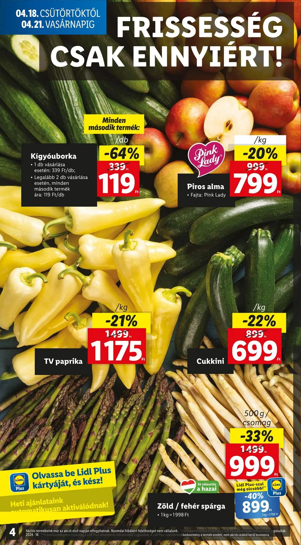 Lidl akciós újság 04.18–04.24 – 4. oldal
