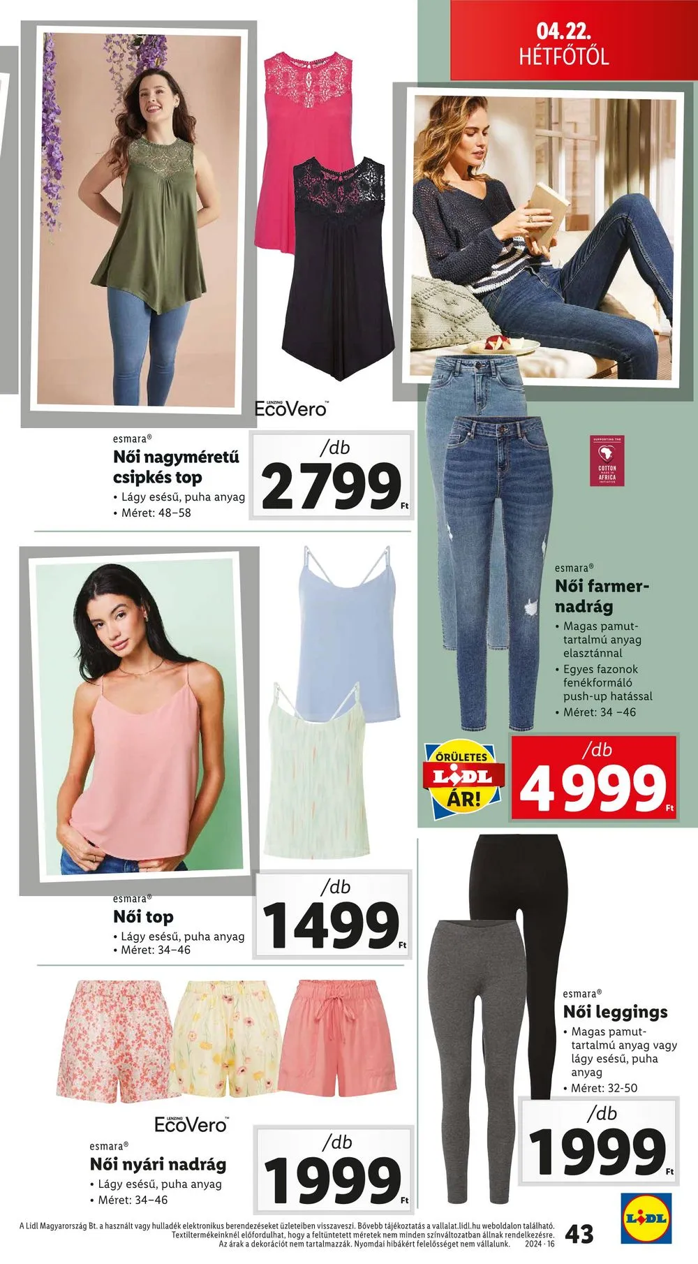 Lidl akciós újság 04.18–04.24 – 43. oldal