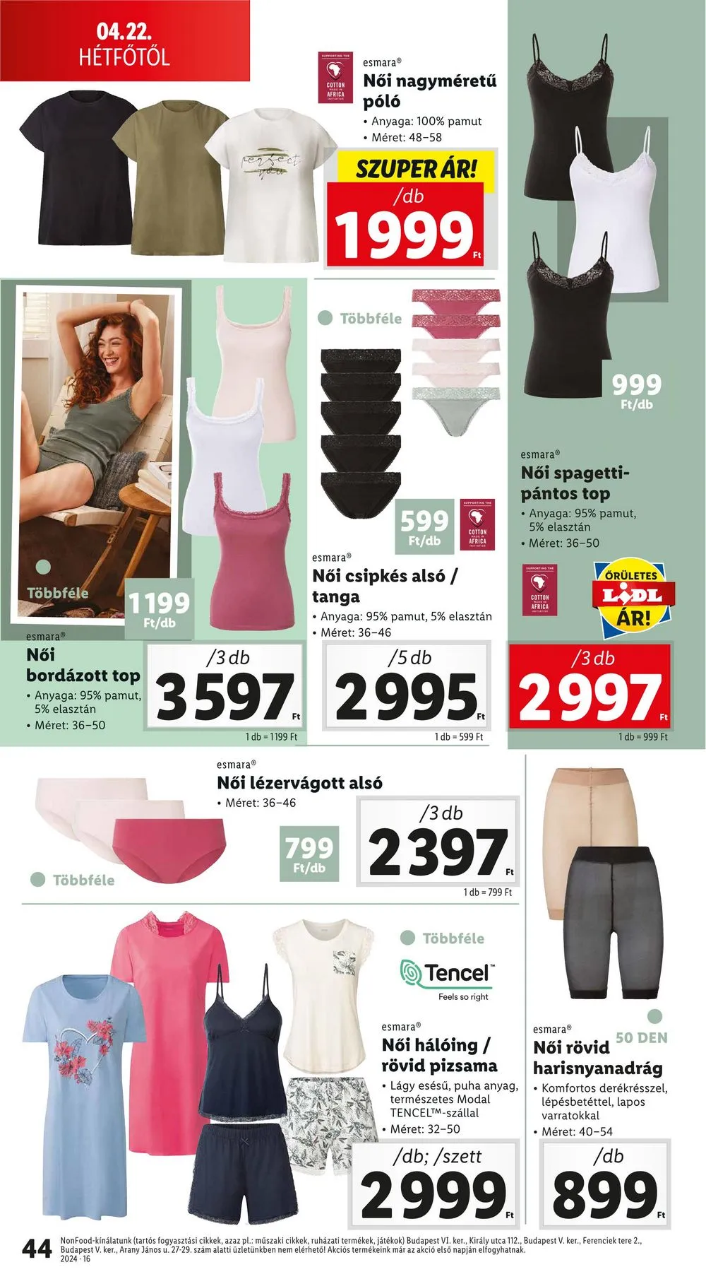 Lidl akciós újság 04.18–04.24 – 44. oldal