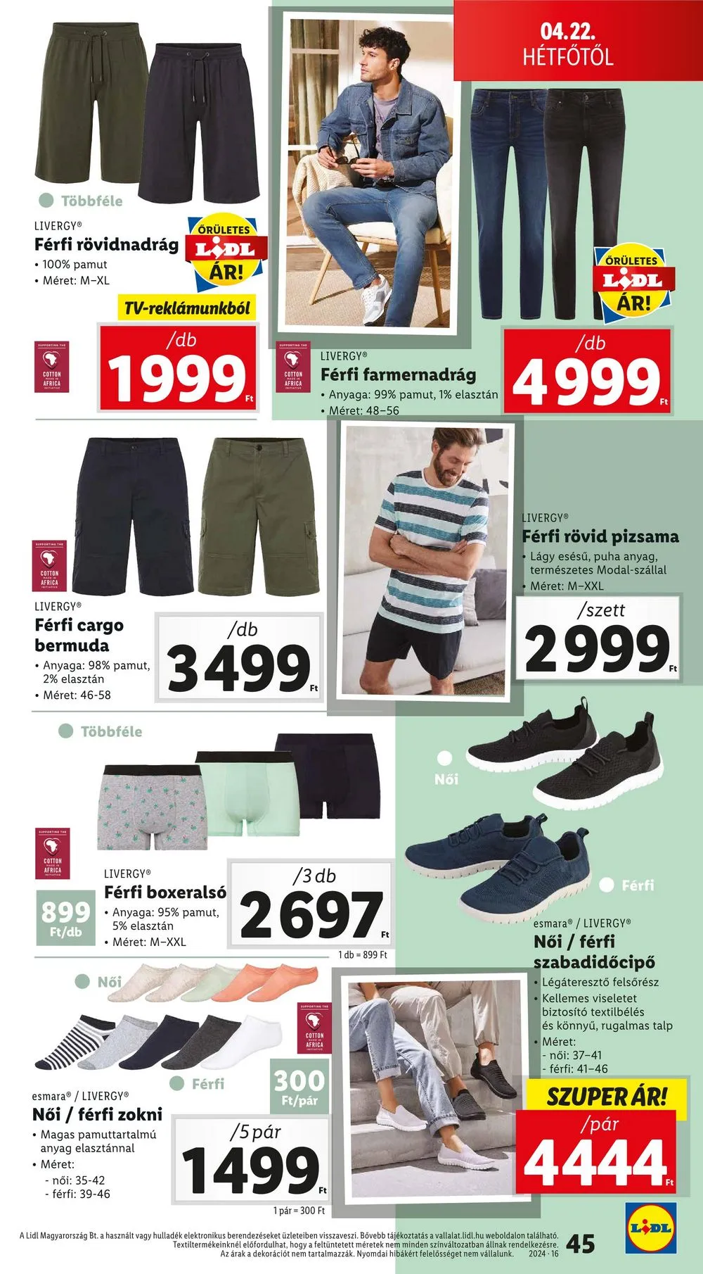 Lidl akciós újság 04.18–04.24 – 45. oldal