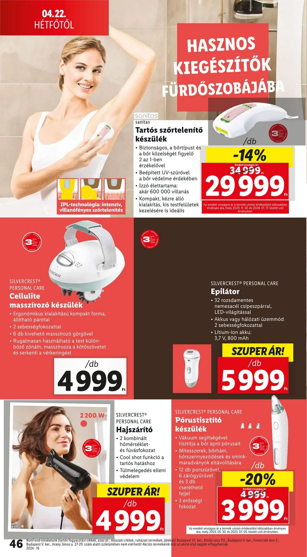 Lidl akciós újság 04.18–04.24 – 46. oldal