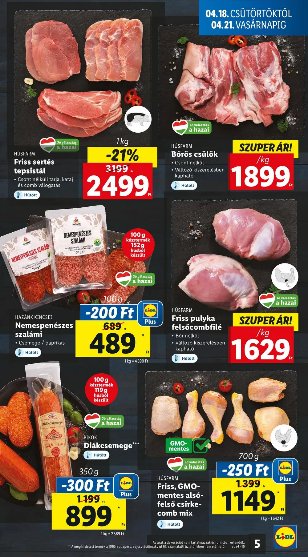 Lidl akciós újság 04.18–04.24 – 5. oldal