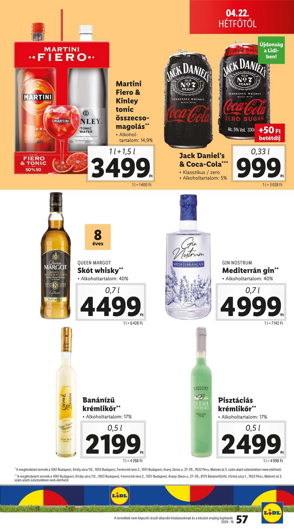 Lidl akciós újság 04.18–04.24 – 57. oldal