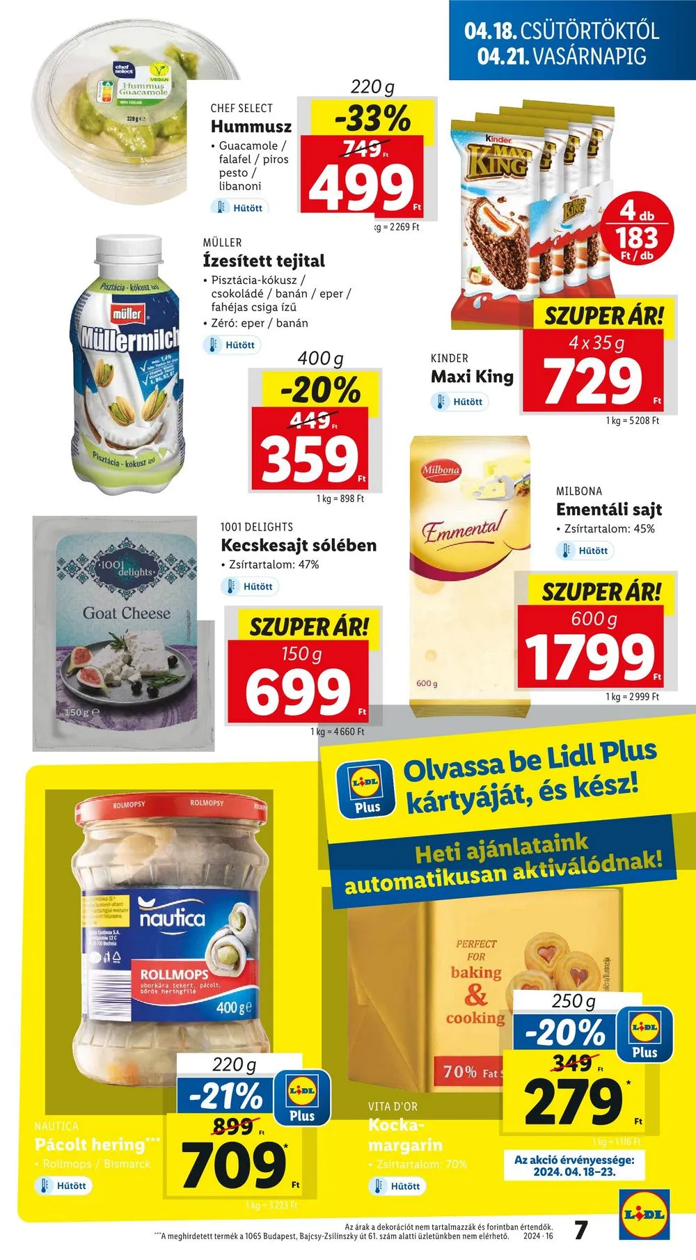 Lidl akciós újság 04.18–04.24 – 7. oldal