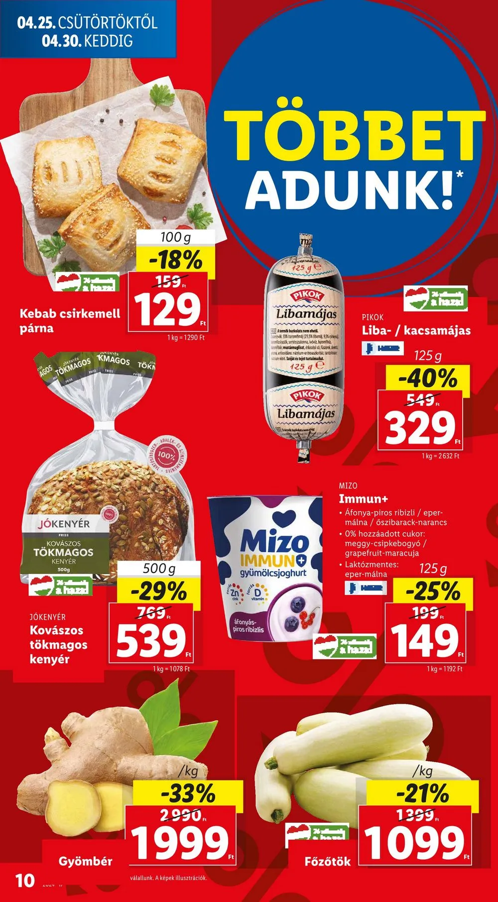 Lidl akciós újság 04.25–04.30 – 10. oldal